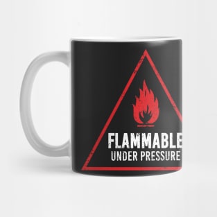 Funny Flammable Sign Board Mug